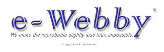 e-Webby Home Page